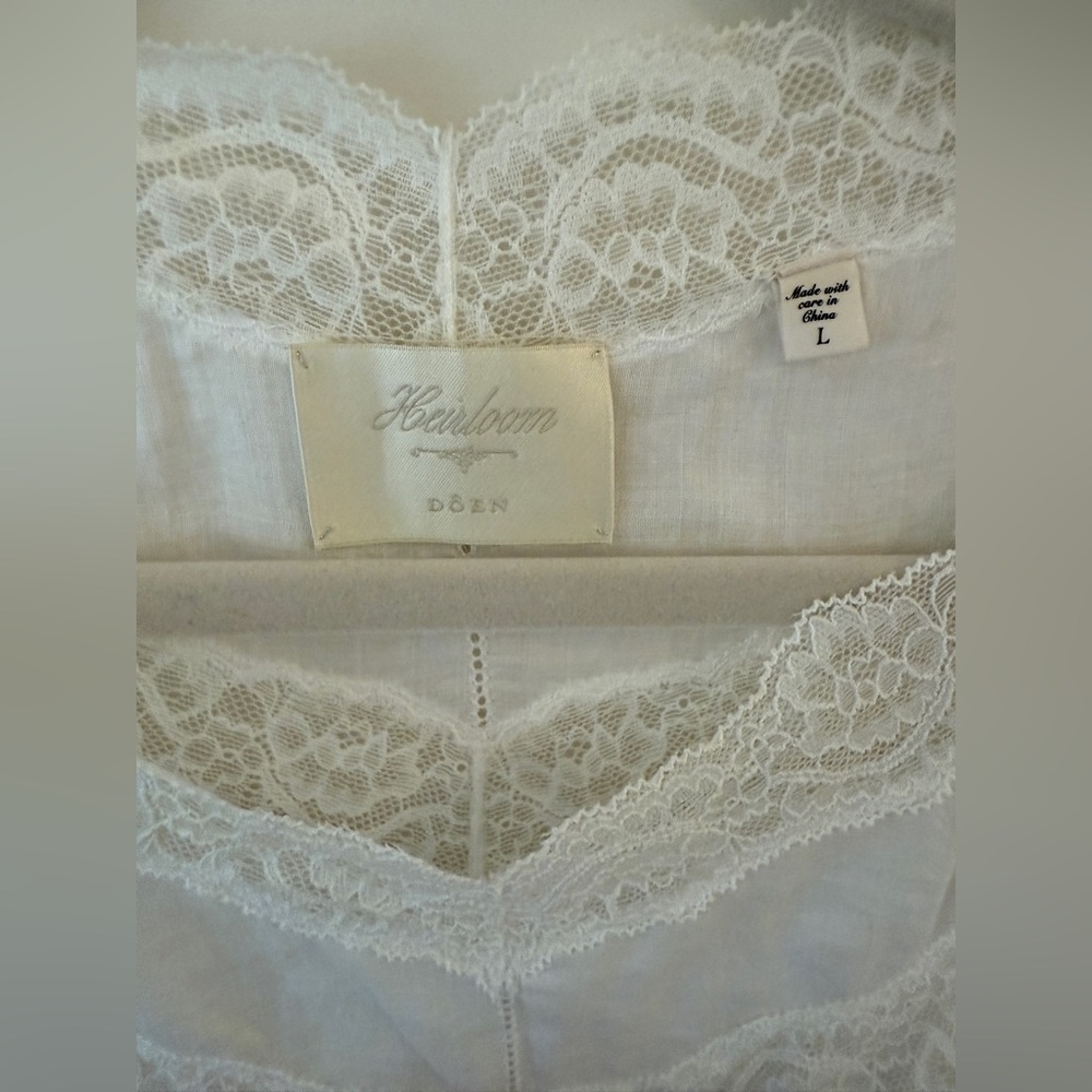 Dôen Heirloom Evanora Dress — Salt - Picture 3 of 8